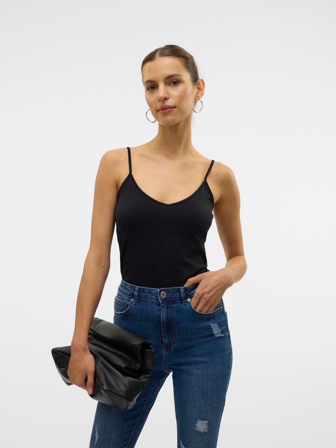 Maxi V-Neck Hlýrabolur - Vero Moda