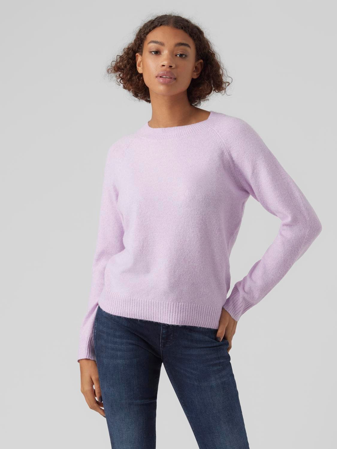 Vmdoffy Ls O-Neck Blouse Ga Noos - Vero Moda