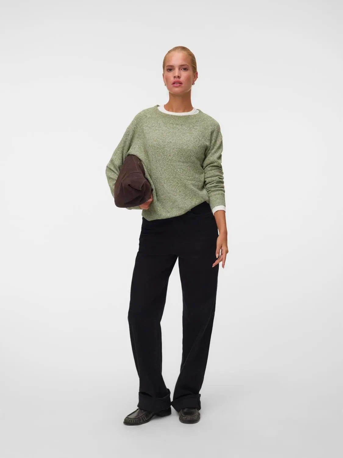 Vmdoffy Ls O-Neck Blouse Ga Noos - Vero Moda