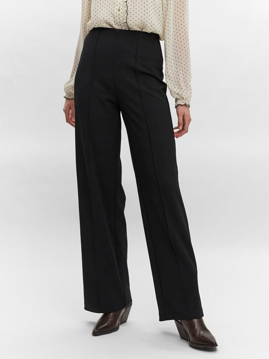Vmbecky Hw Wide Pull On Pant Noos - Vero Moda