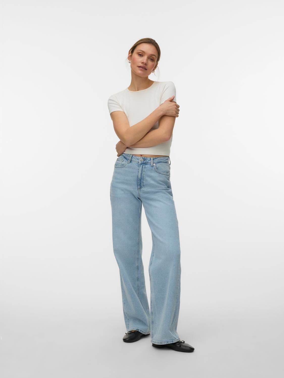 Vmtessa Hr Wide Jeans Ra339 Ga Noos - Vero Moda