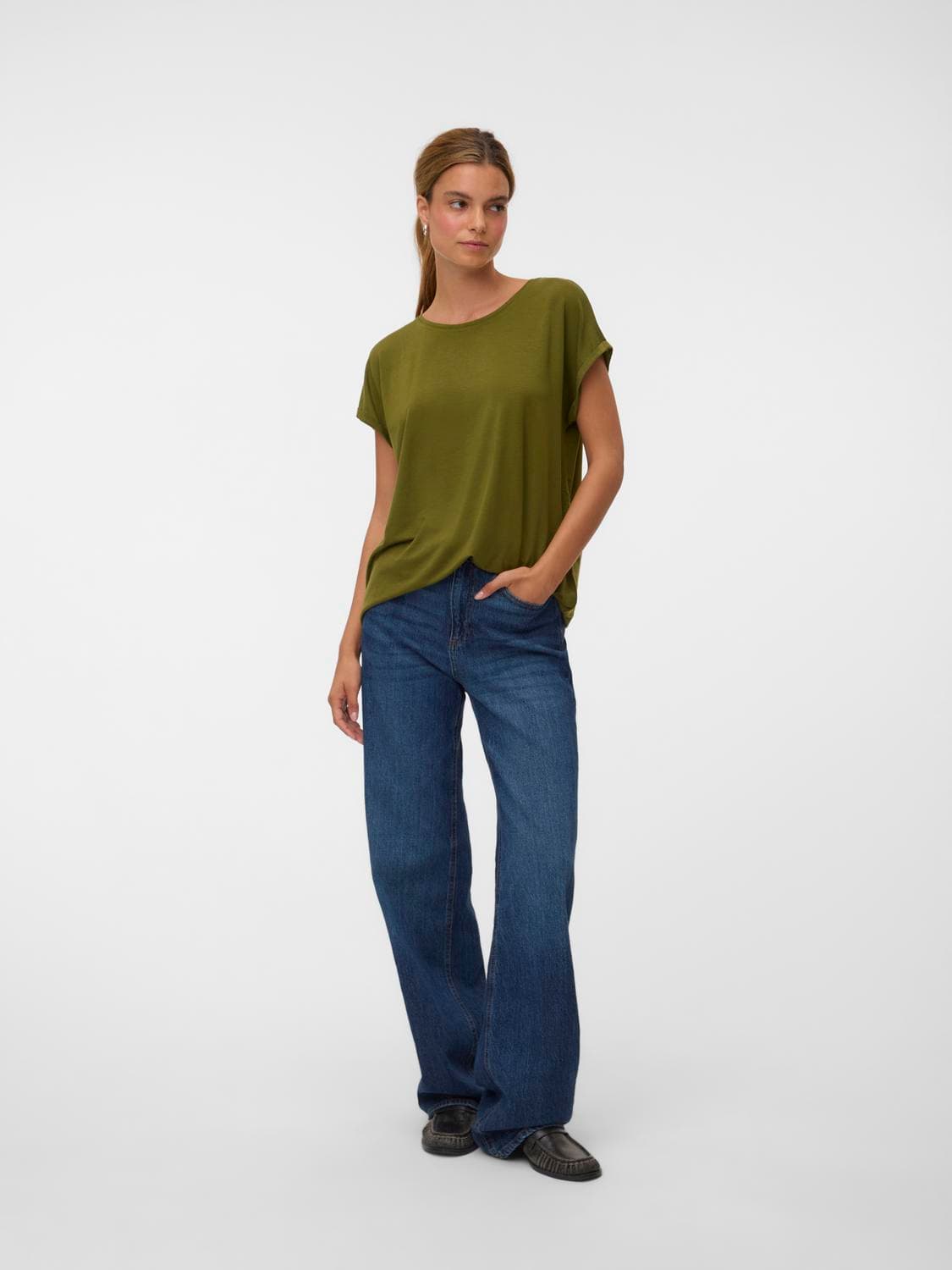 Vmava Plain Ss Top Jrs Noos - Vero Moda