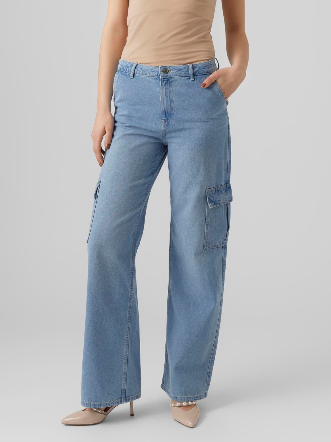 North Loose Cargo Gallabuxur - Vero Moda