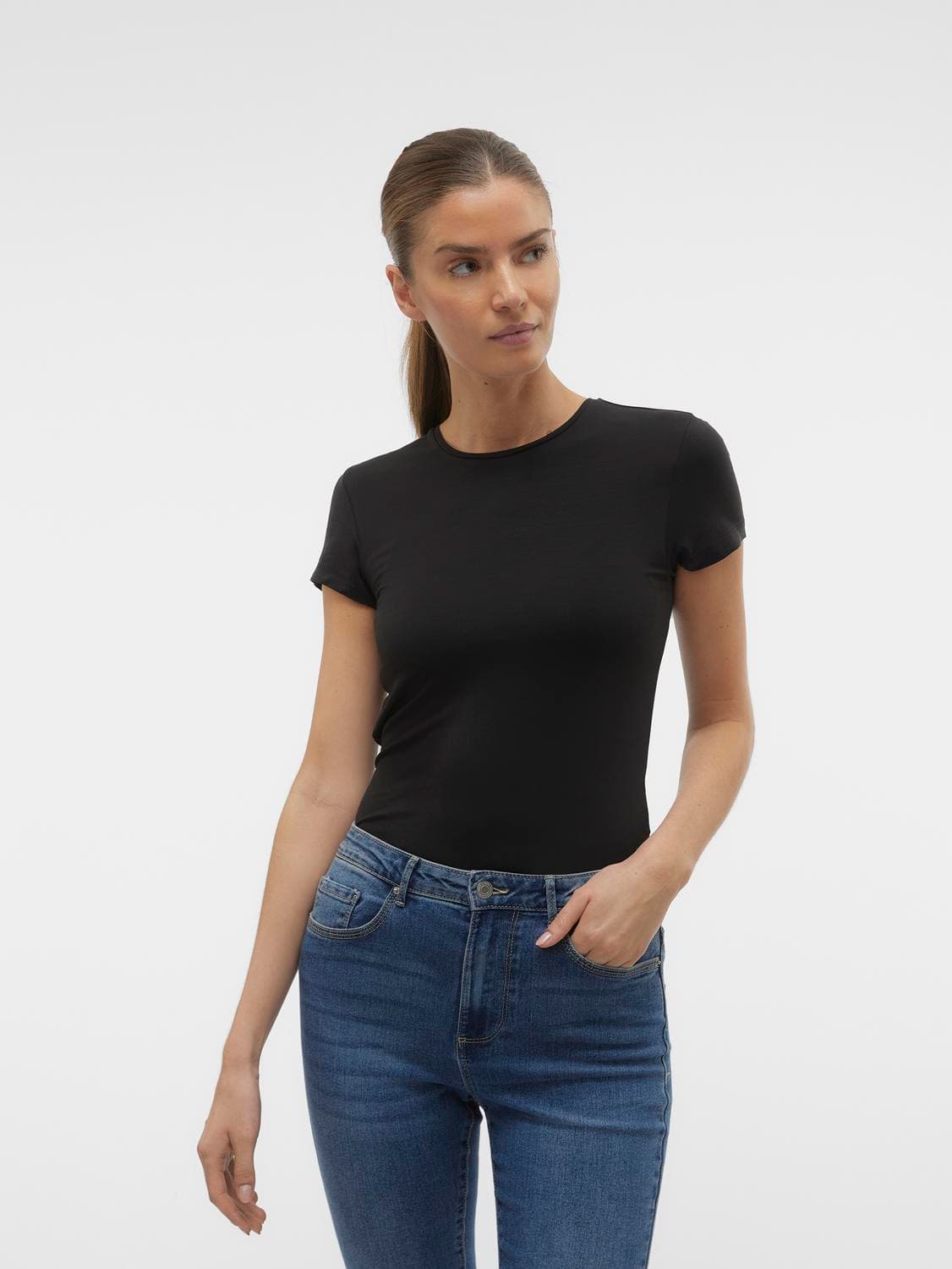 Ines Stuttermabolur - Vero Moda