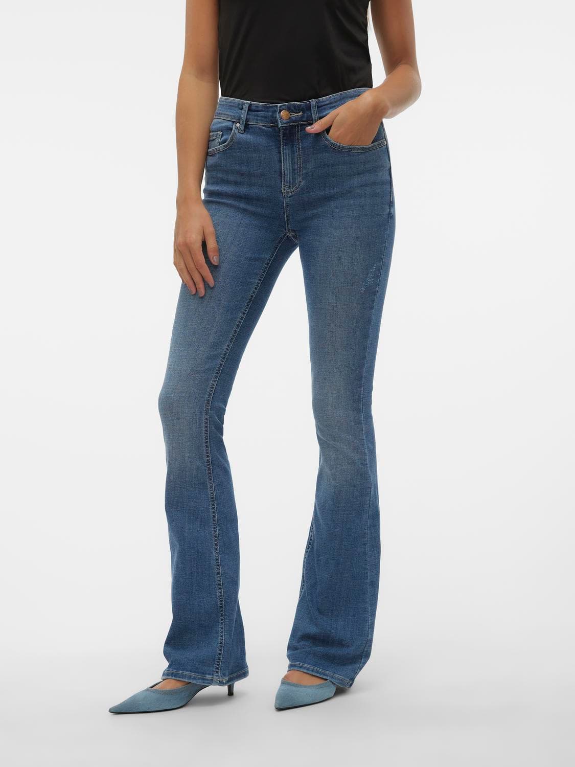 Vmflash Mr Flared Jeans Li347 Ga Noos - Vero Moda
