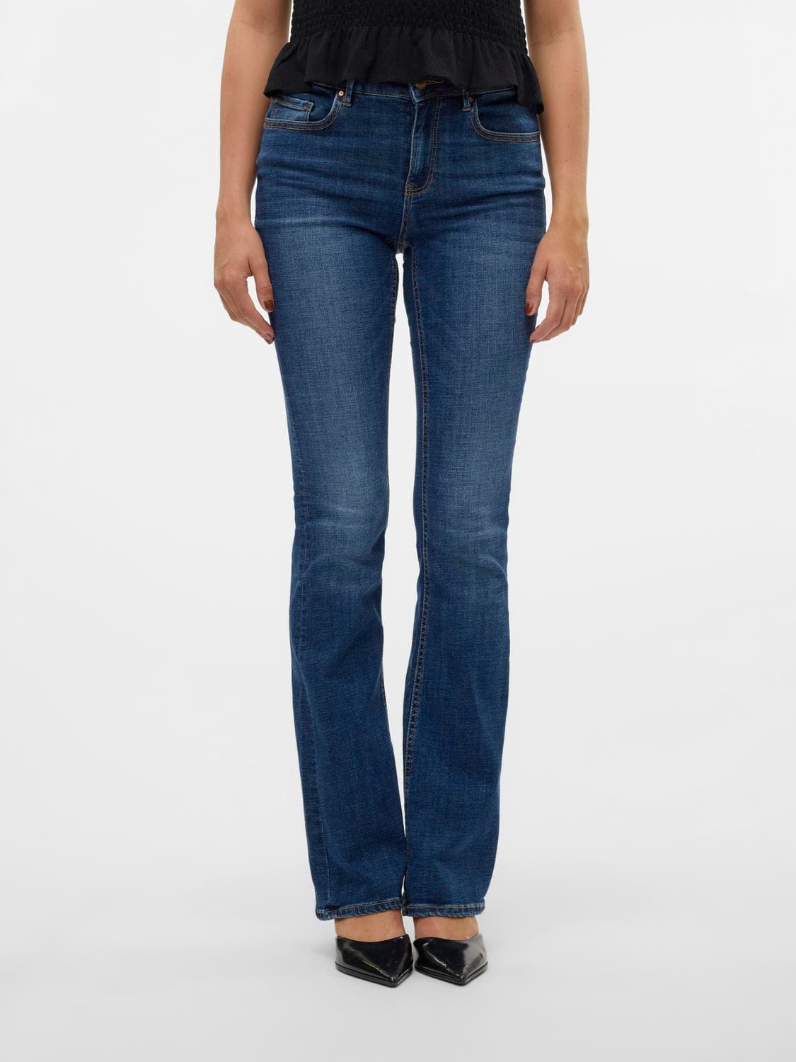 Vmflash Mr Flared Jeans Li3110 Ga Noos - Vero Moda