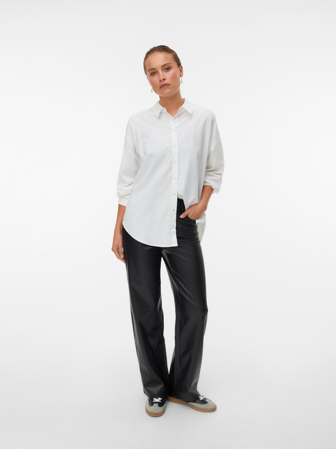Vmtessa Hr Wide Pl Pants Noos - Vero Moda