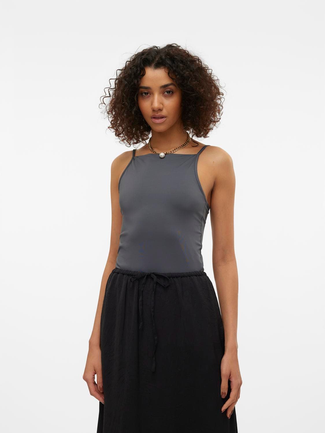 Vmmillion Halterneck Singlet Jrs - Vero Moda