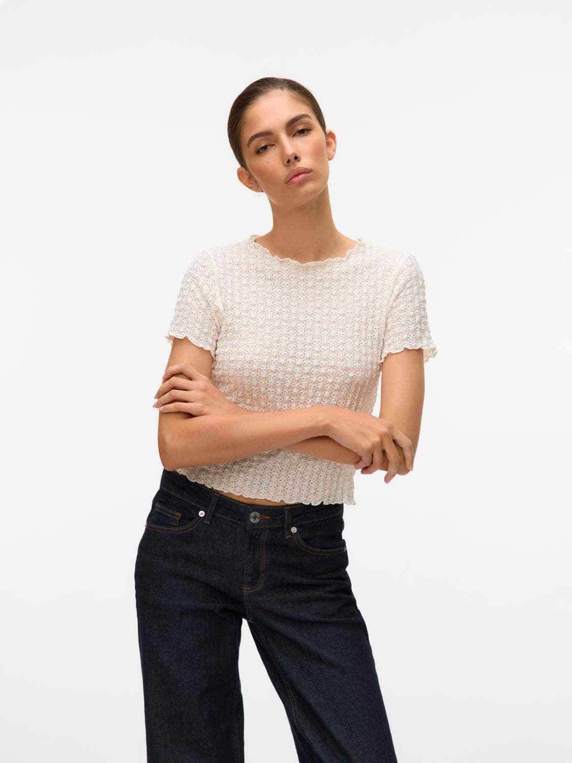 Vmshelby Ss O-Neck Short Top Vma Noos - Vero Moda