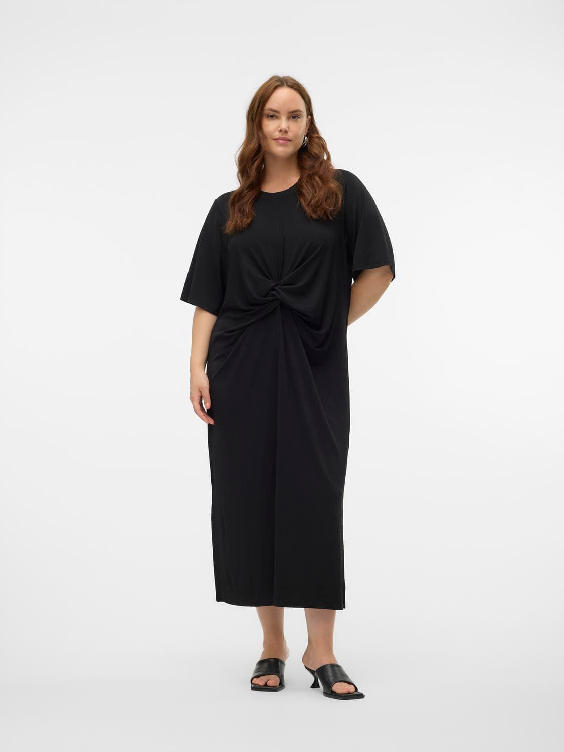 Vmcraquel 2/4 Calf Dress Jrs Cur Ga - Vero Moda