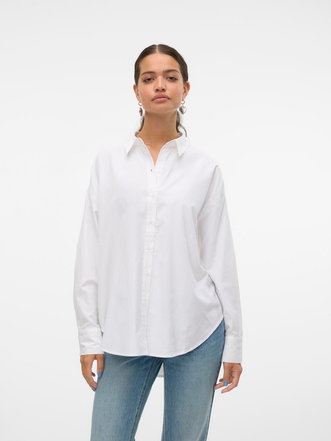Vmfanni Ls Shirt Wvn Noos - Vero Moda