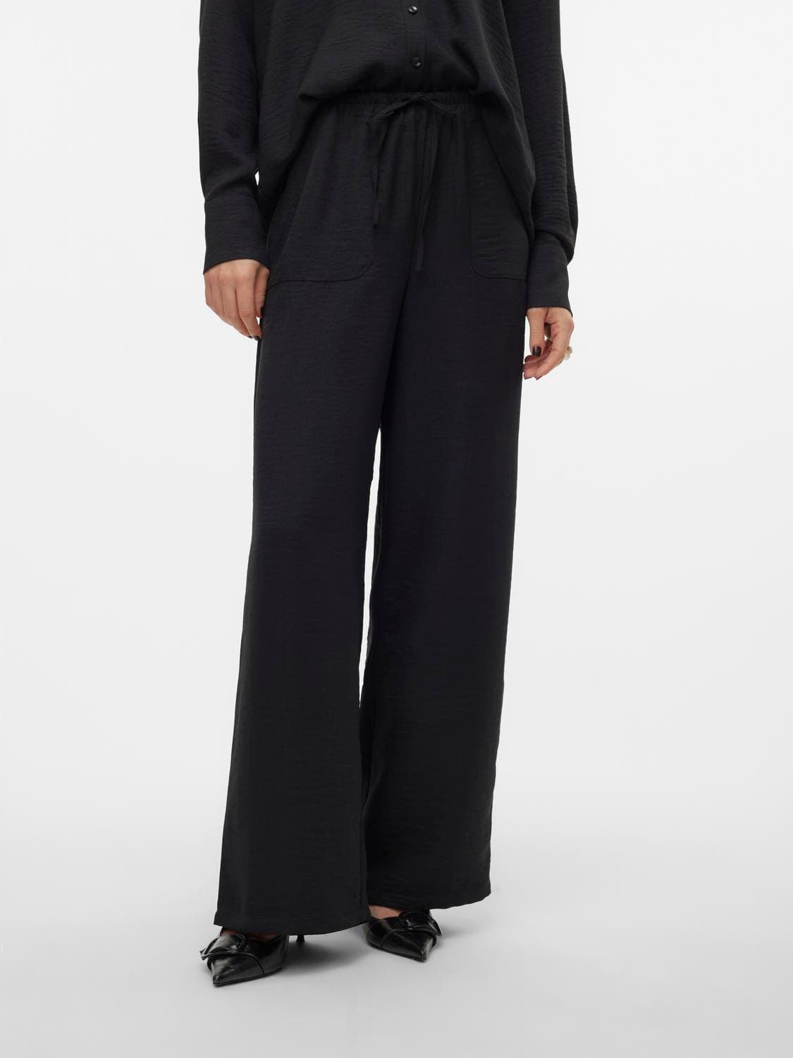 Vmmelaney Hw Loose Pant Wvn Noos - Vero Moda