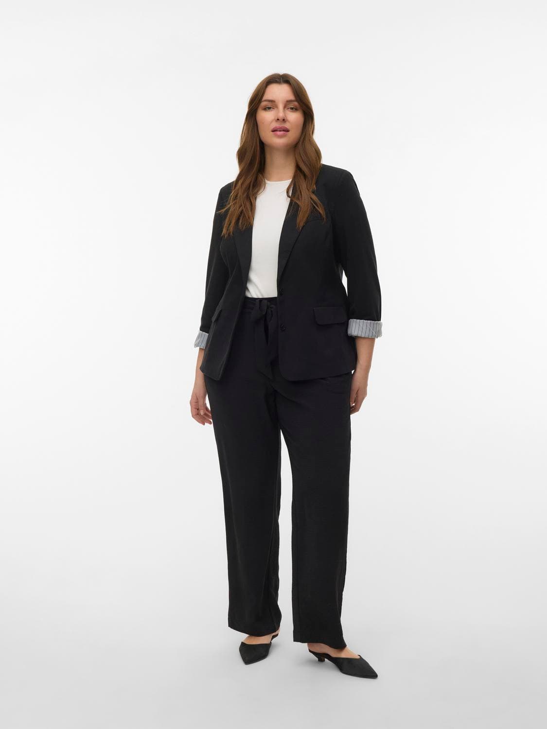 Vmcalva Pant Wvn Ga Cur - Vero Moda