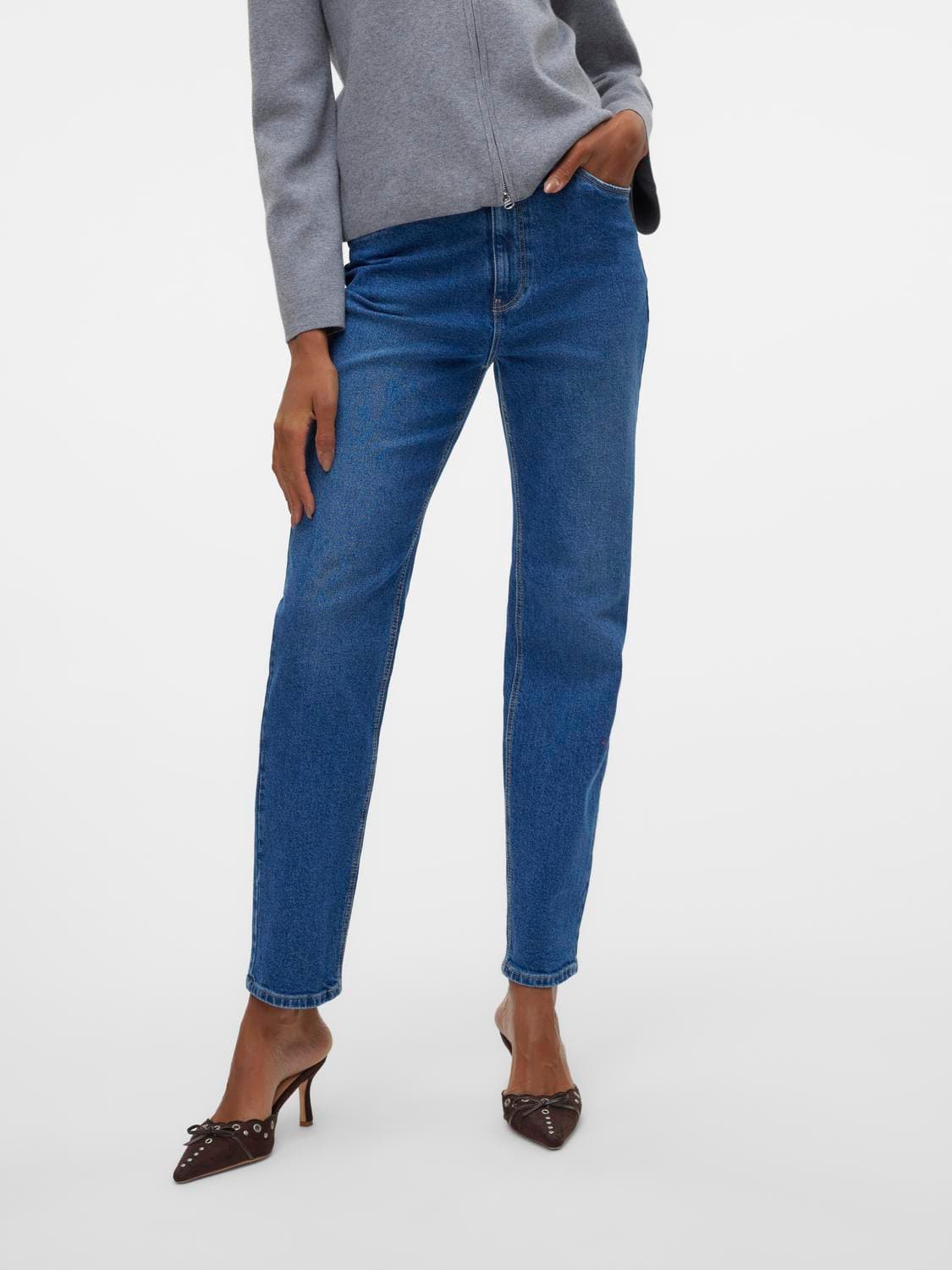 Vmlinda Hr Mom Jeans Gu3185 Ga Noos - Vero Moda