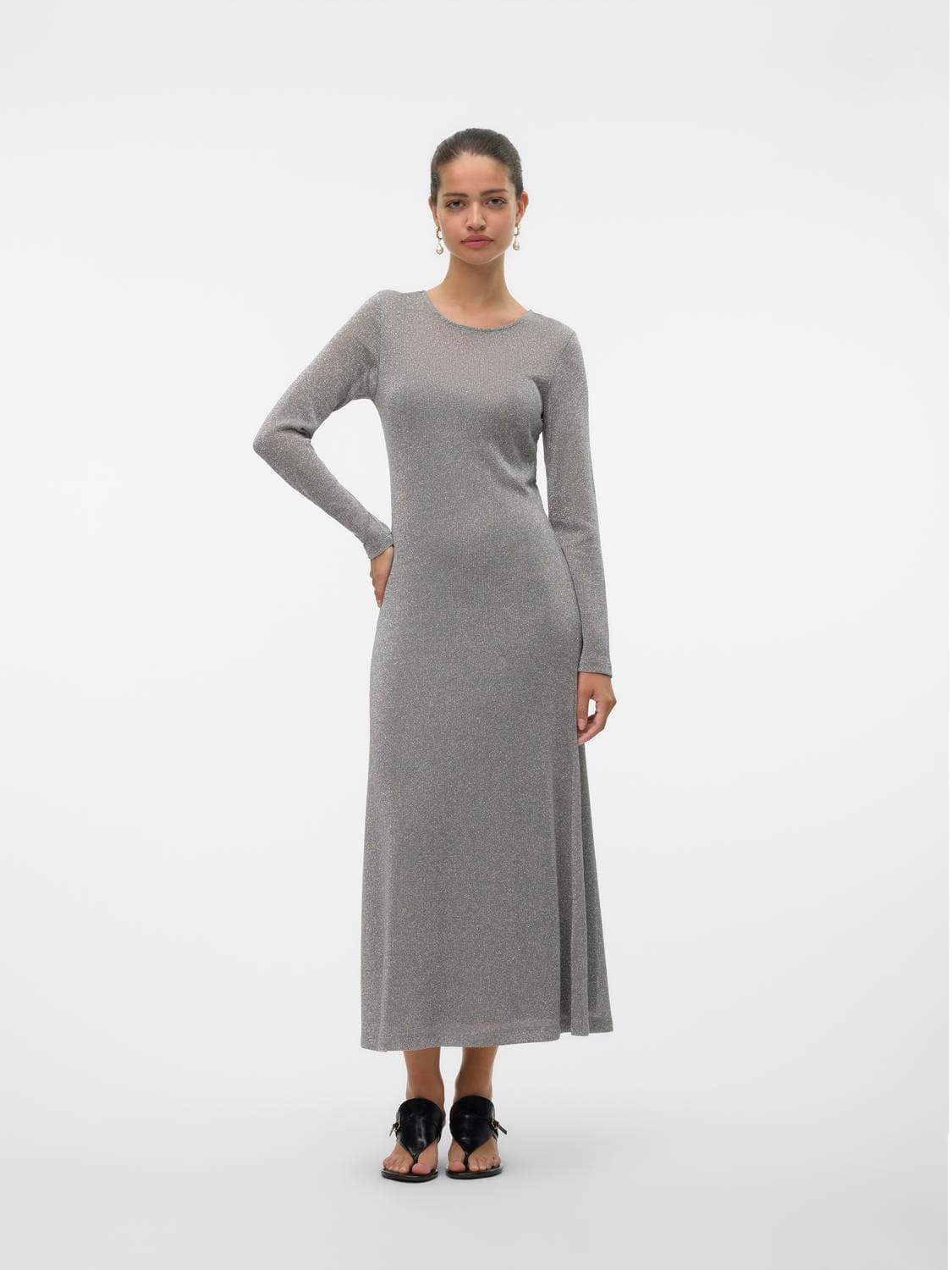 Vmcass Ls O-Neck 7/8 Dress - Vero Moda