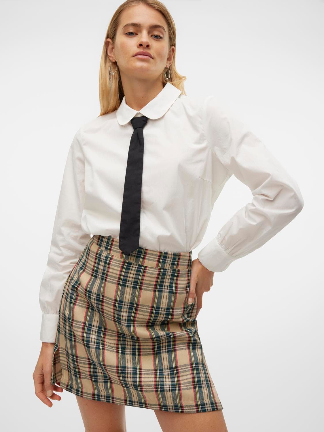 Sncher Ls Tie Shirt - Nst - Vero Moda