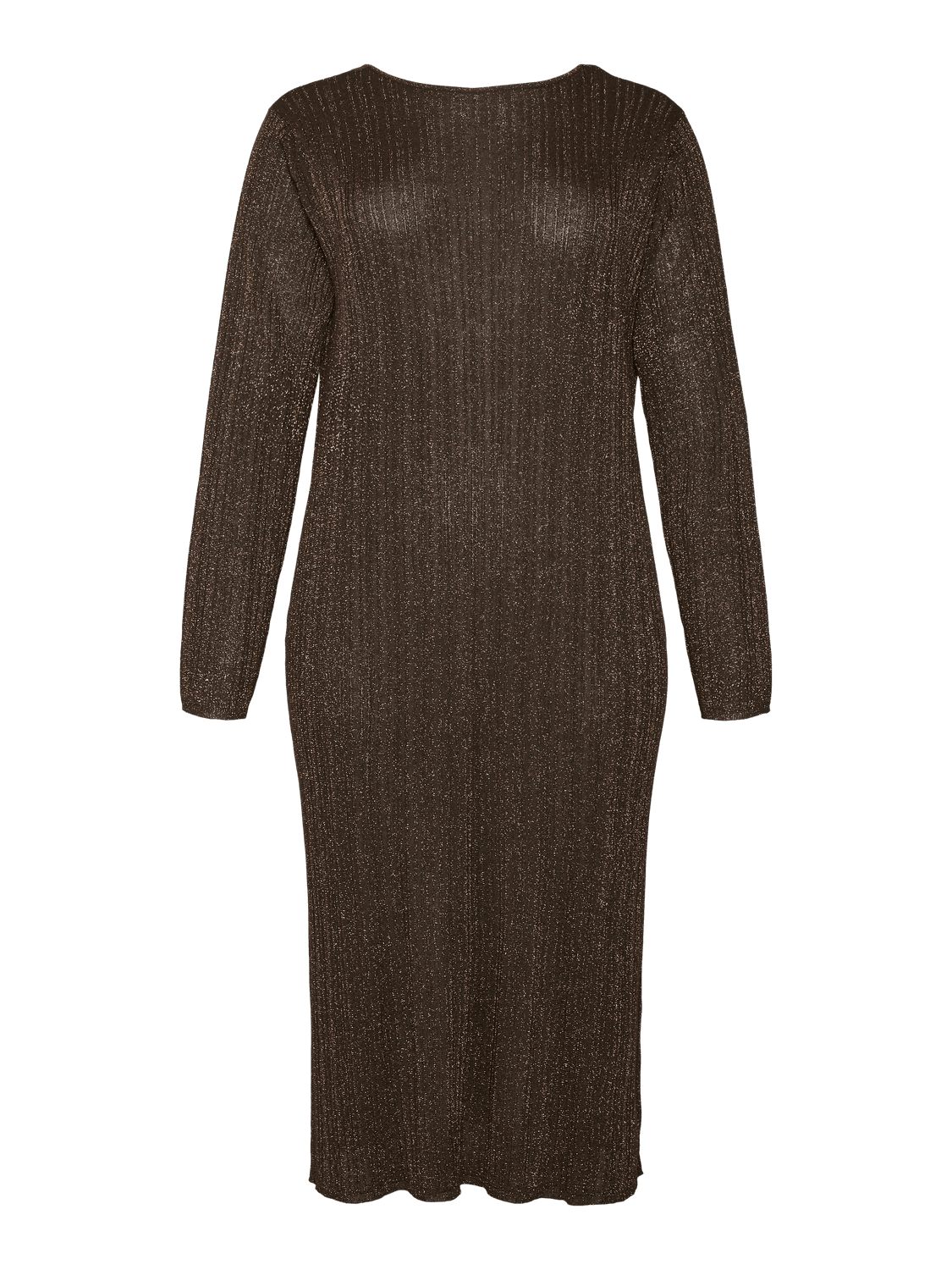 Vmctalia Ls O-Neck Calf Dress Cur - Vero Moda