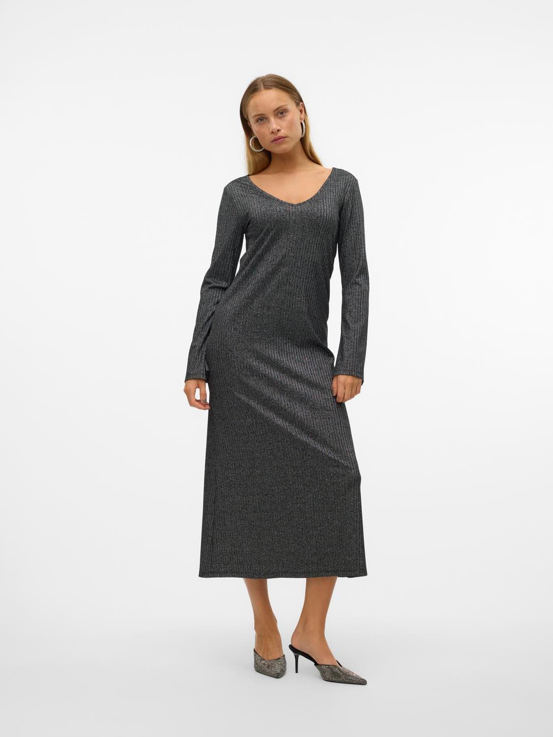 Vmcora Ls 7/8 Dress Jrs Boo Ga - Vero Moda