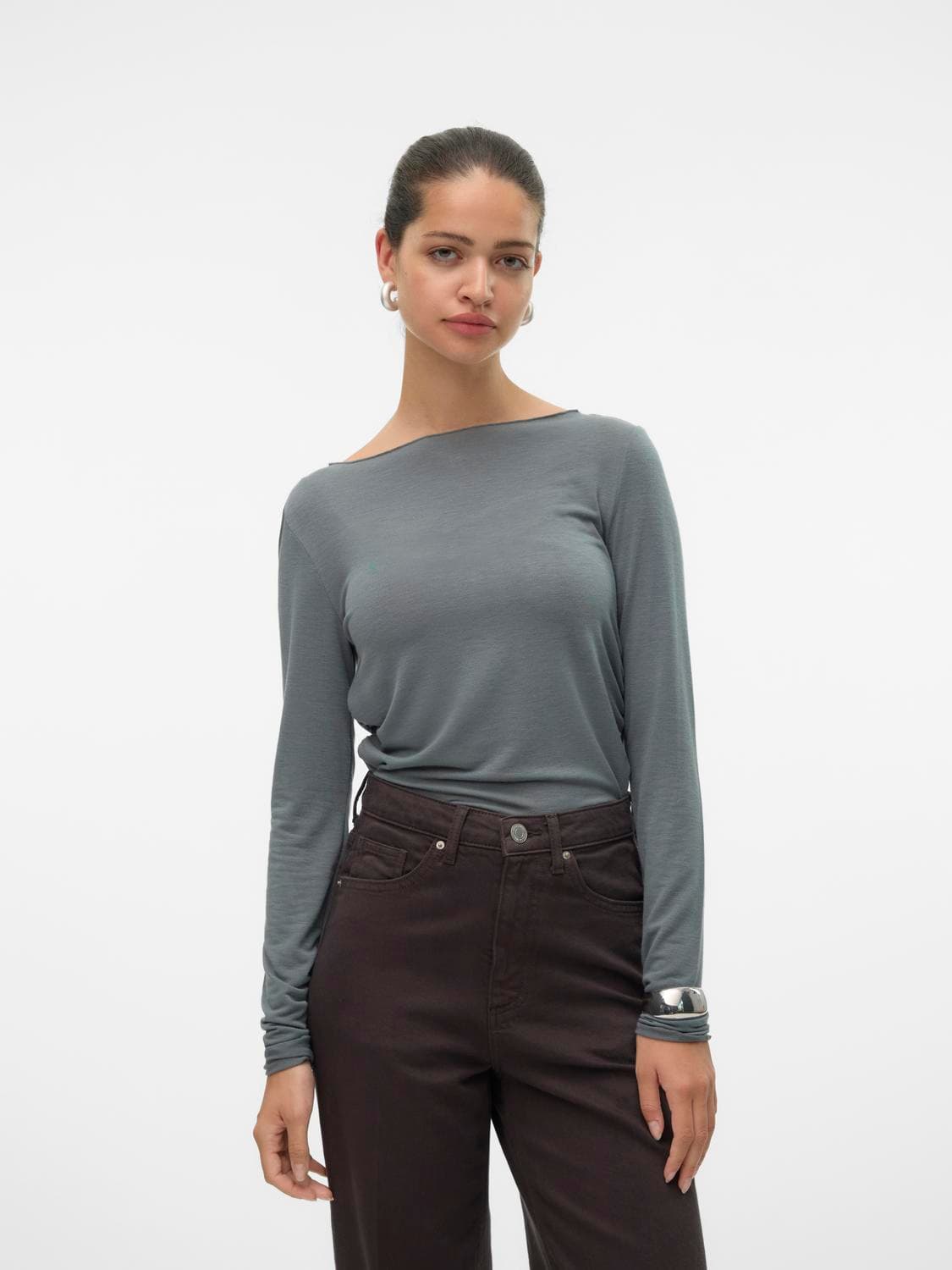 Vmeliana Ls Cropped Top Jrs - Vero Moda