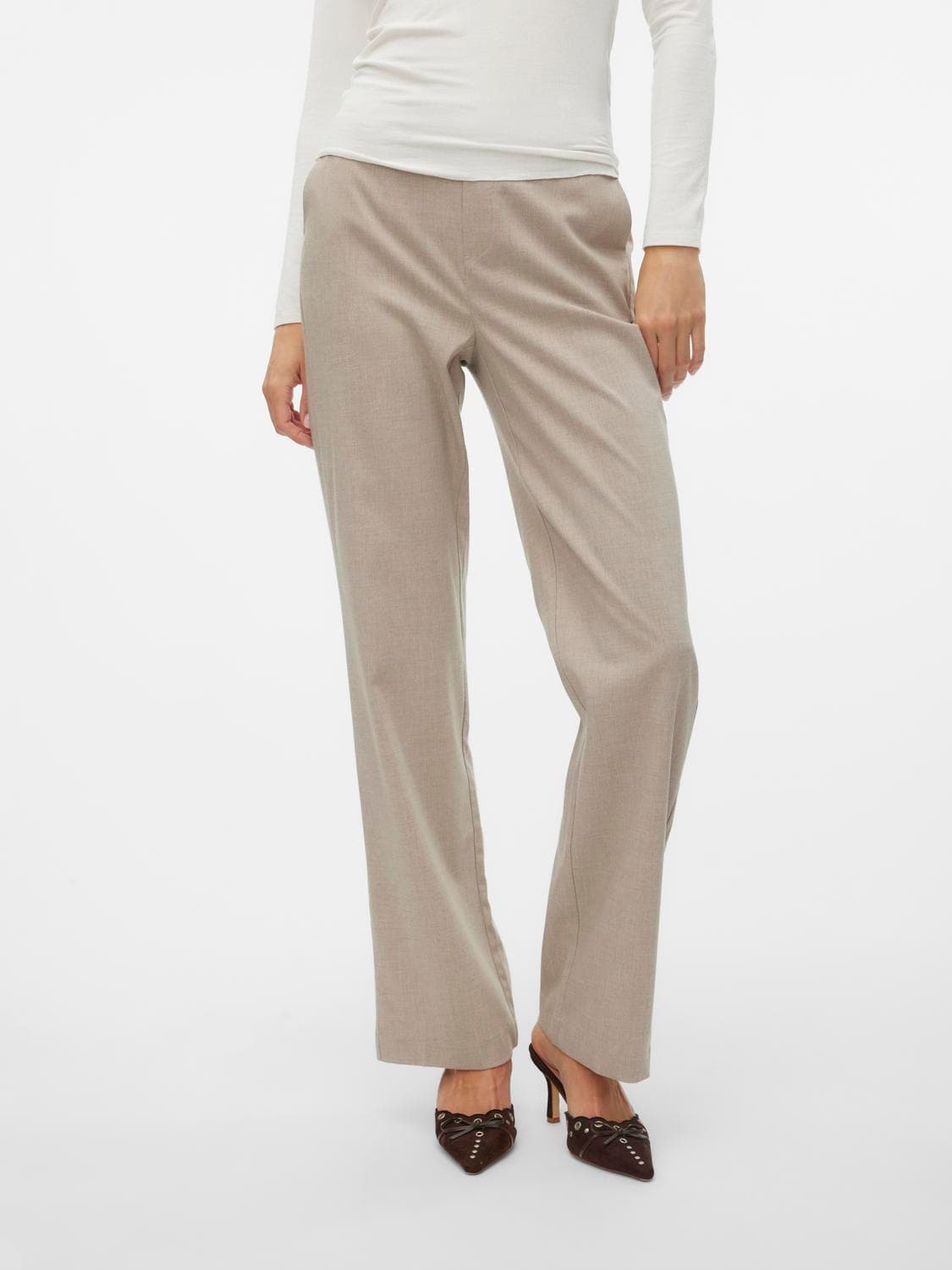 Vmmaya Goody Mw Straight Pant Noos - Vero Moda