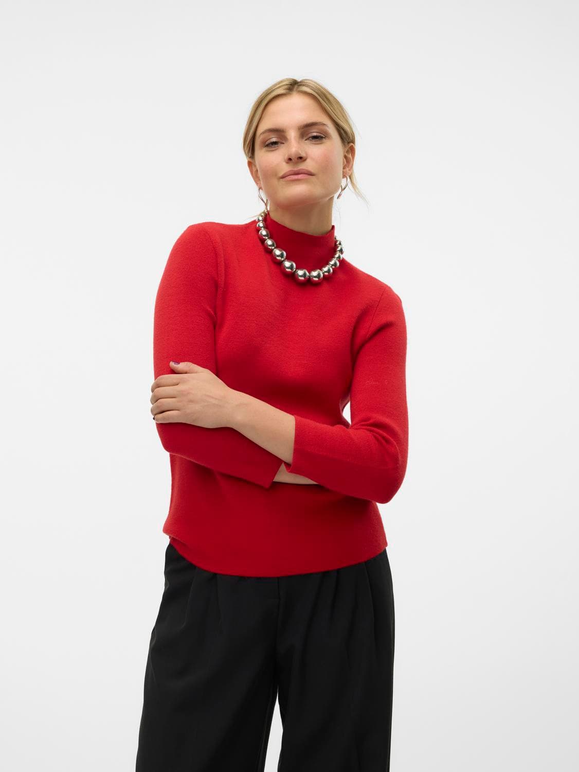 Vmgold Needle 3/4 Funnelneck Pull.ga Rep - Vero Moda
