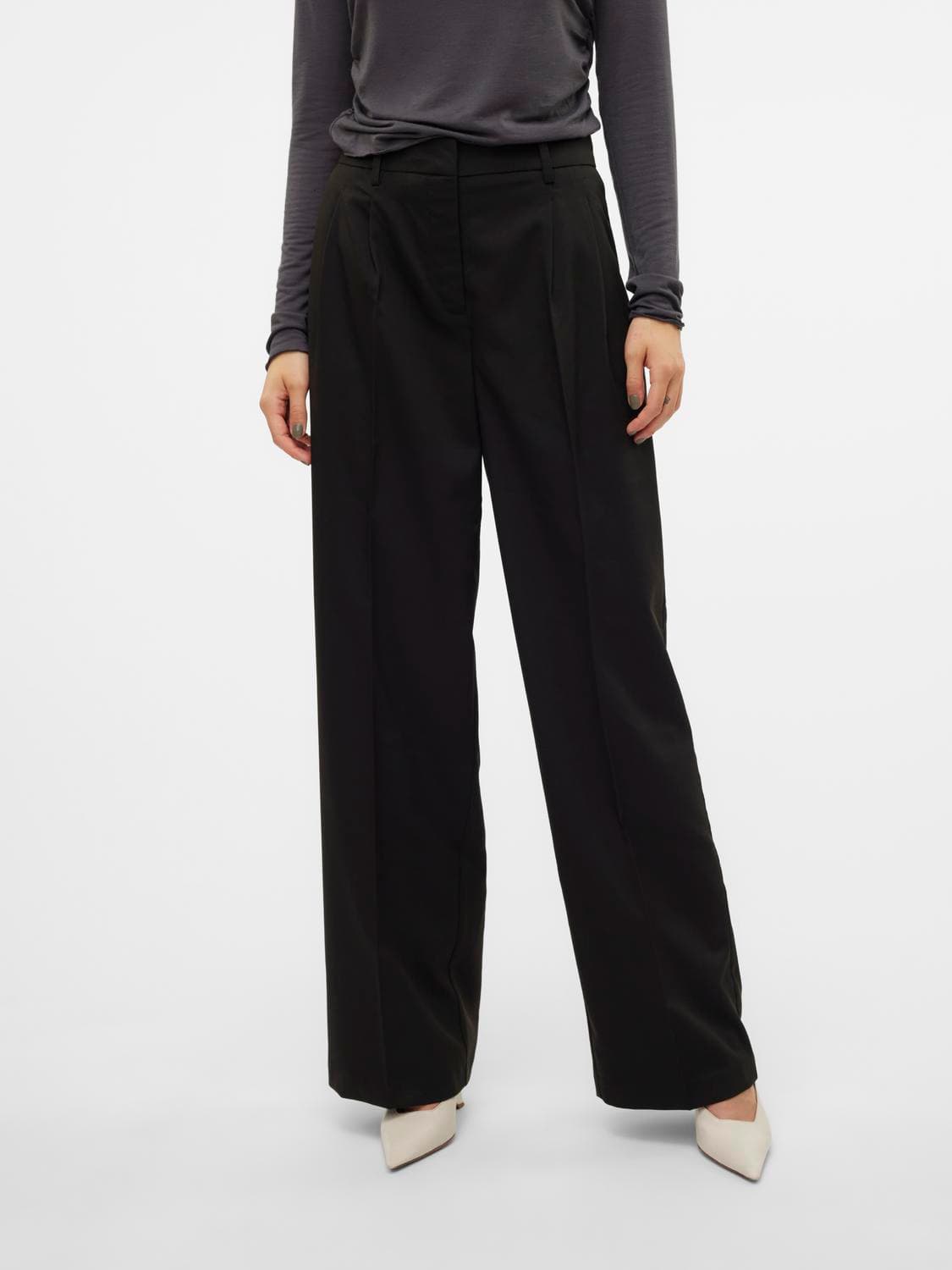 Vmnila Mw Wide Dad Pant Noos - Vero Moda