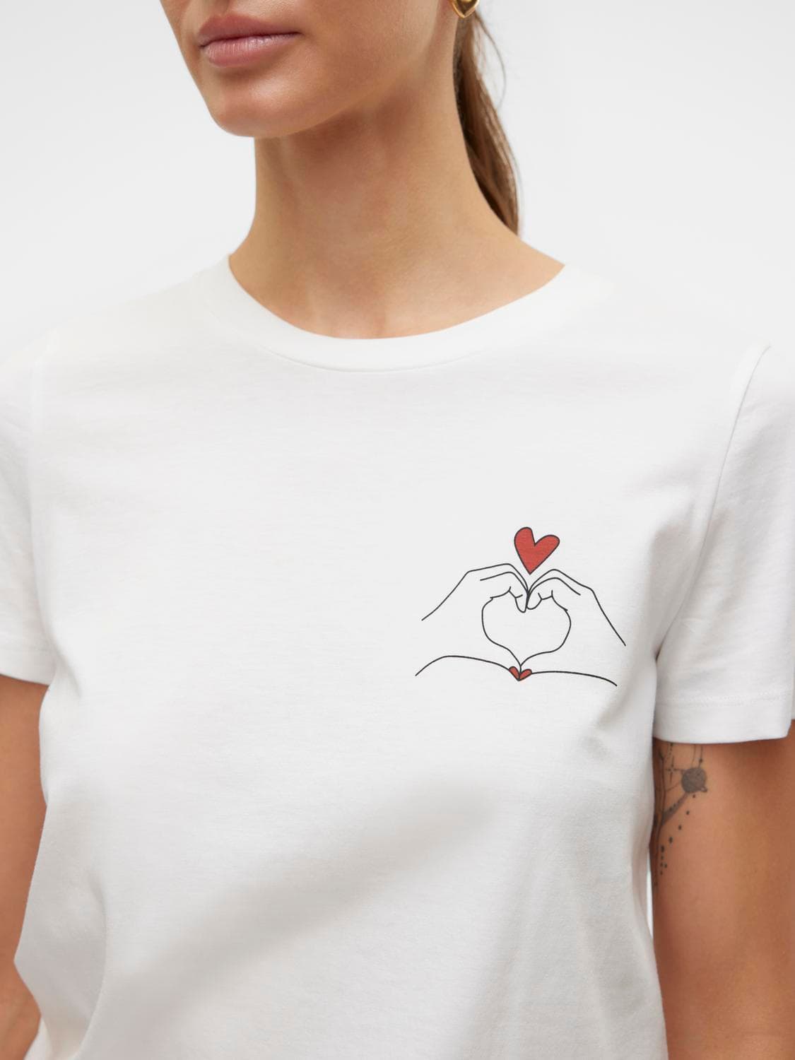Vmviva S/S O-Neck T-Shirt Jrs Btq Ga - Vero Moda