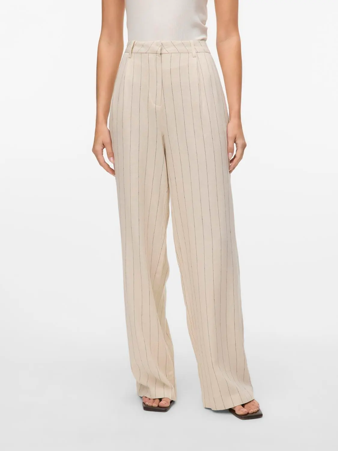 Vmmindy Mw Linen Dad Pant Mix - Vero Moda