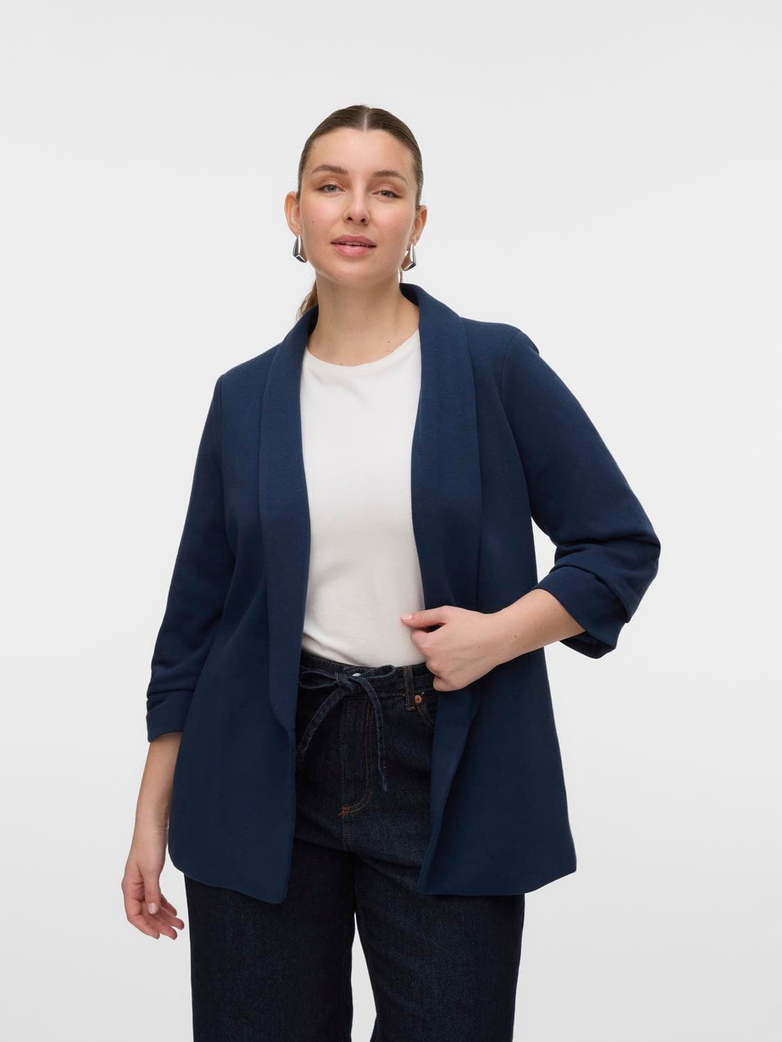 Vmcsvea 3/4 Slim Sweat Blazer Cur - Vero Moda