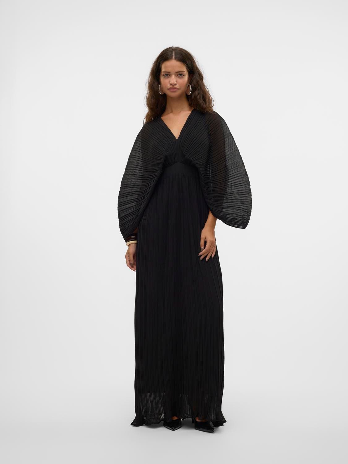 Vmpill 2/4 Plisse Dress Wvn Vip - Vero Moda