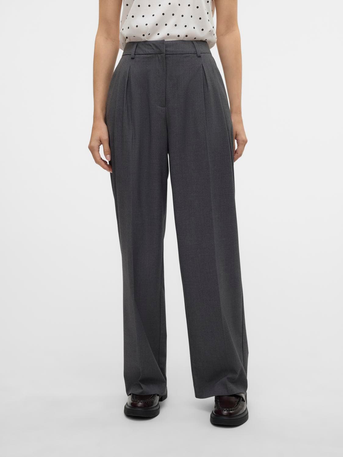 Vmliba Hw Wide Pocket Detail Pants - Vero Moda