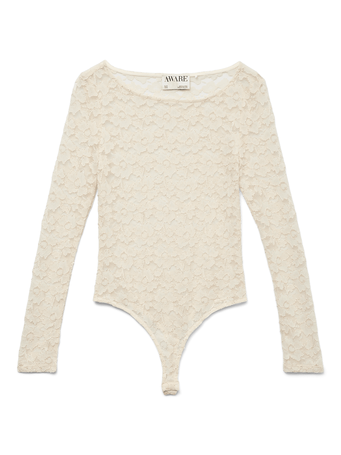 Vmpaula Ls Boatneck Lace Body Vma - Vero Moda