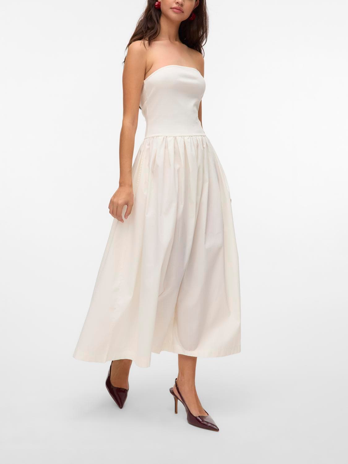 Vmane Bandeau 7/8 Dress Jrs Ga - Vero Moda