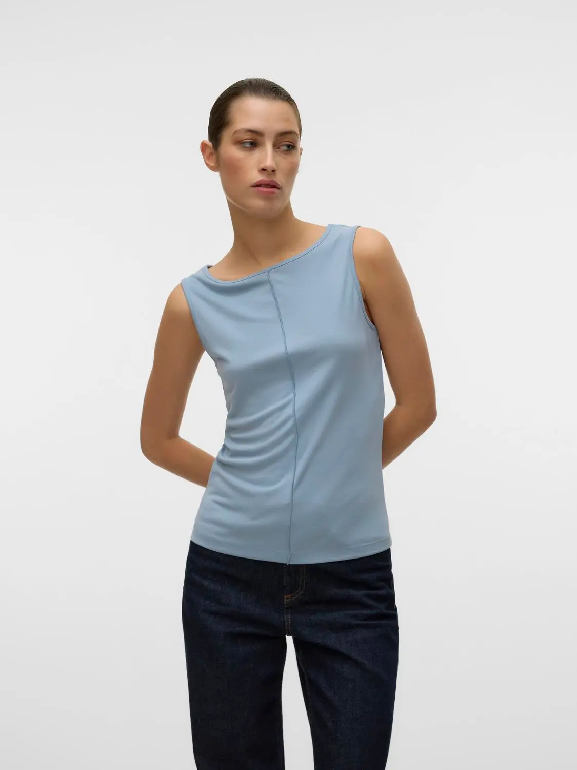 Vmmaggie Boatneck Tank Top Vma Noos - Vero Moda