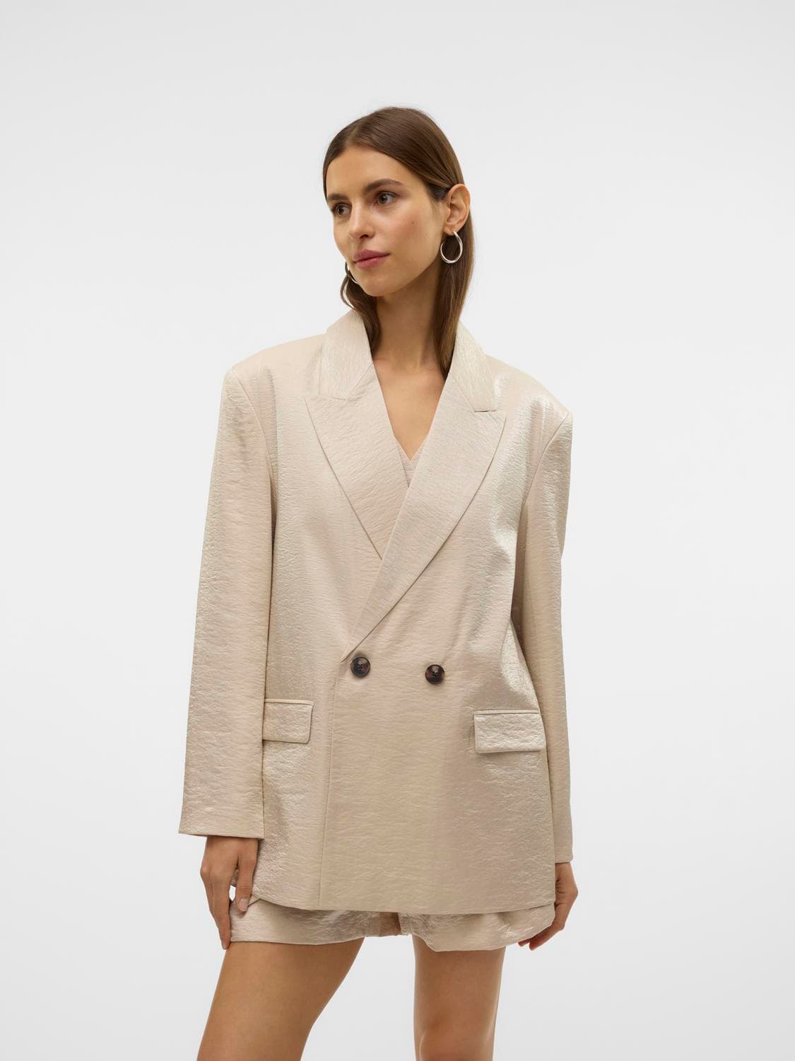Vmliana Ls Shiny Boyfriend Blazer - Vero Moda
