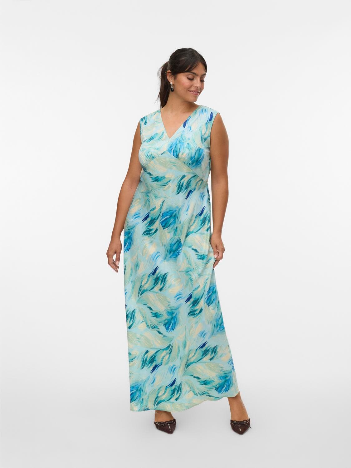 Vmcseline Alba Long Dress Wvn Ce Ga Cur - Vero Moda