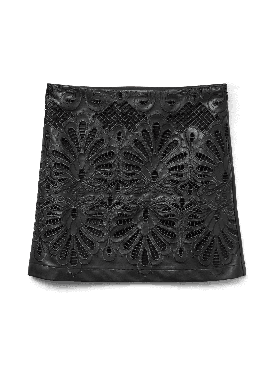 Vmrocky Emb Coated Short Skirt Faw Exp - Vero Moda