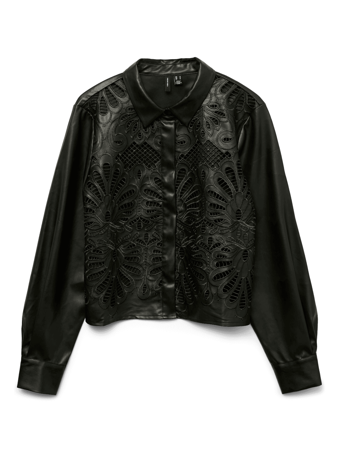 Vmrocky Emb Coated Ls Shirt Faw Exp - Vero Moda