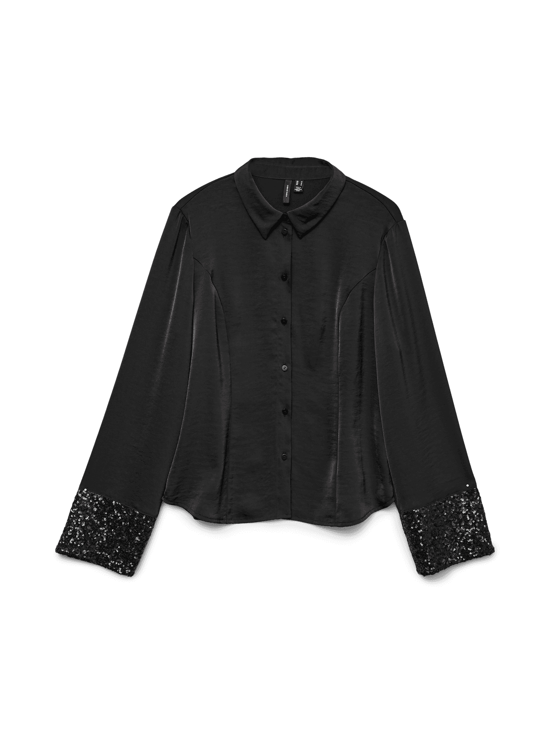 Vmgry Ls Satin Shirt Wvn Sb8 Exp - Vero Moda