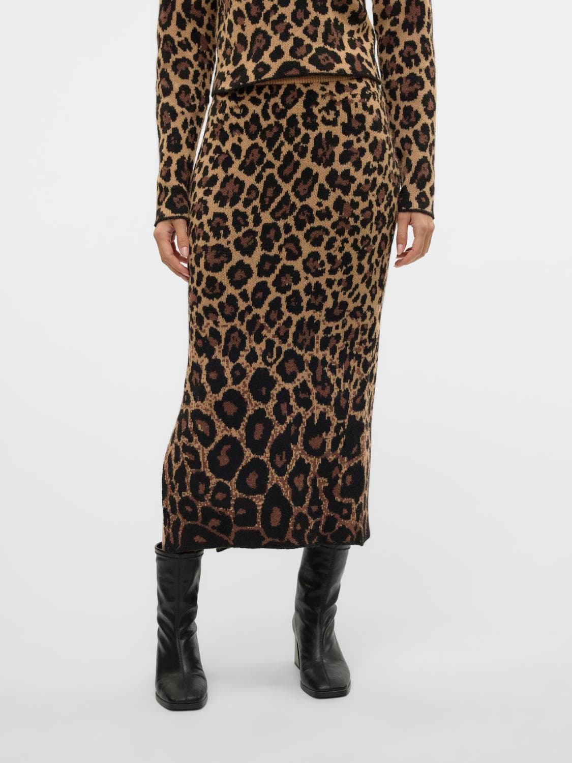 Vmwhitney Long Knit Skirt Exp - Vero Moda