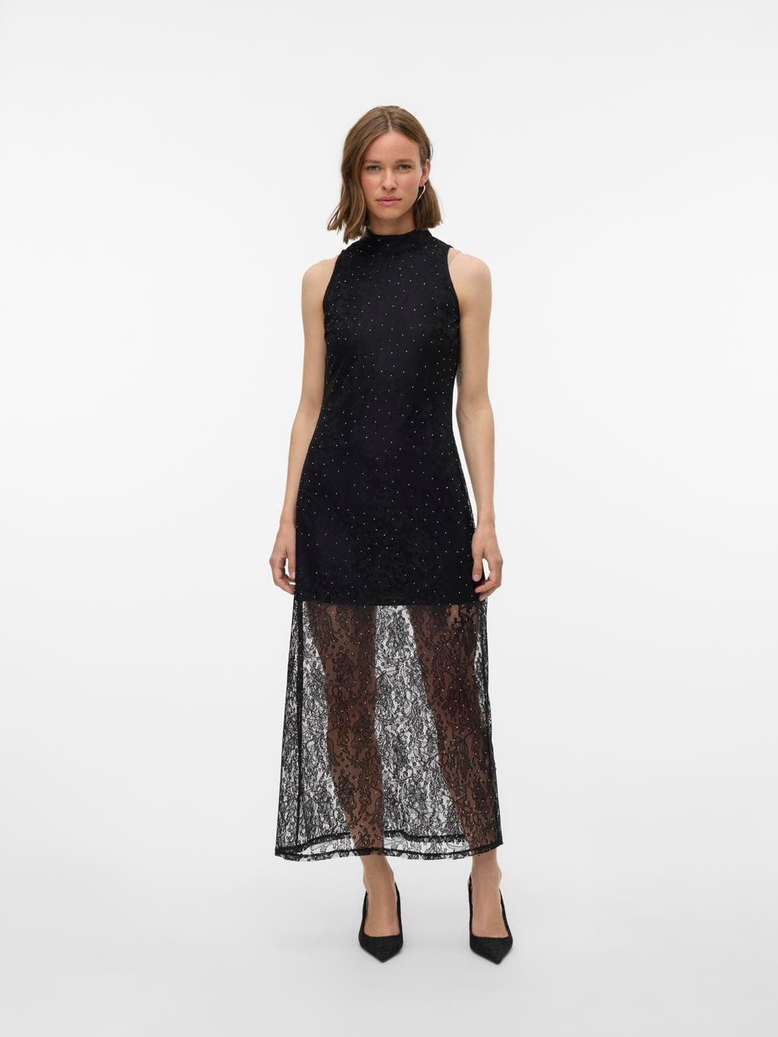 Vmmanja Halter Sl Ancle Dress Wvn Ga - Vero Moda