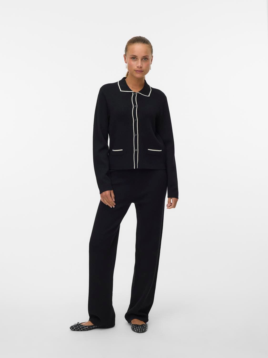 Vmgold Nw Contrast Loose Pant - Vero Moda