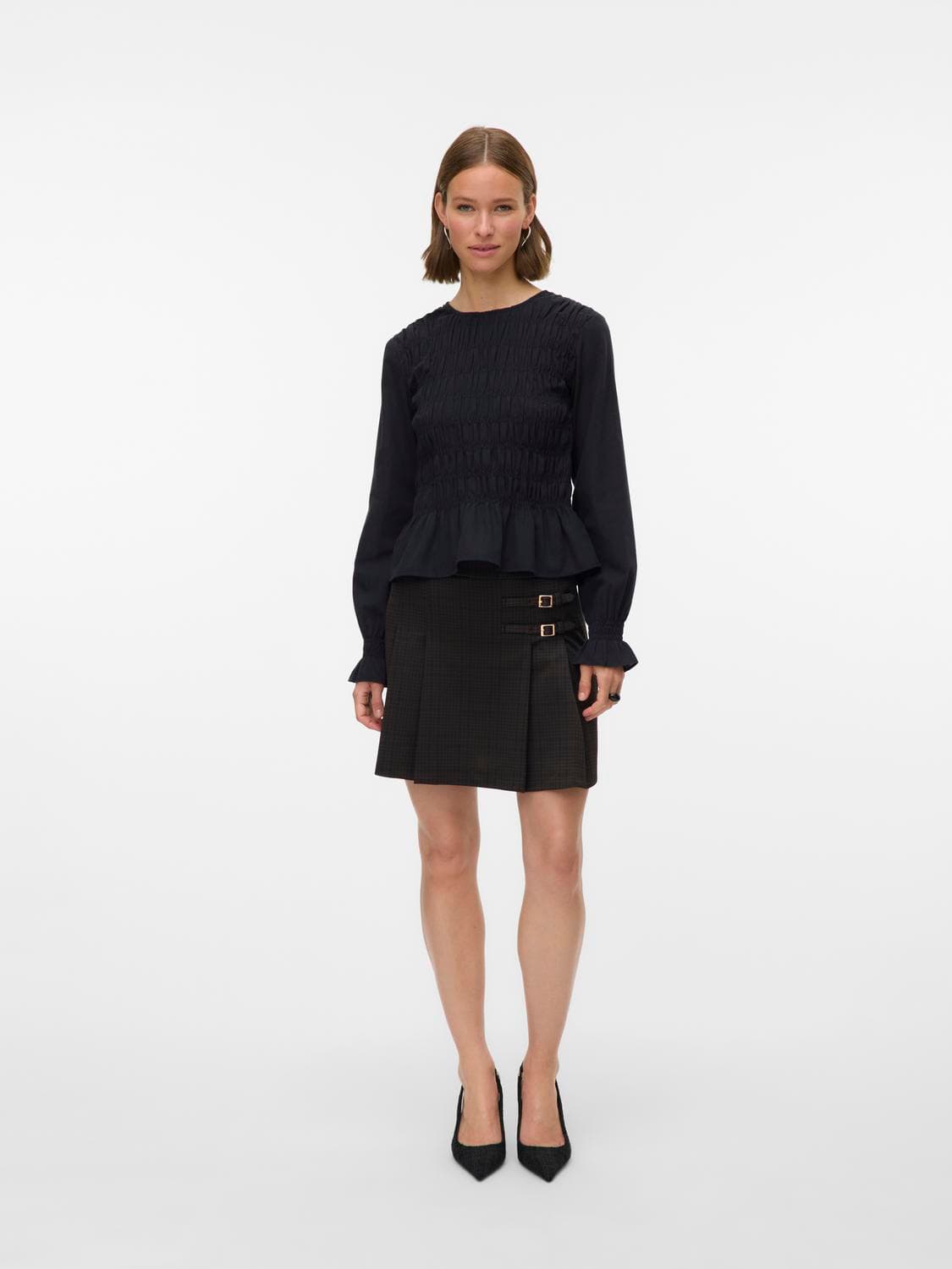 Vmhennesy Mw Short Skirt Wvn Btq - Vero Moda