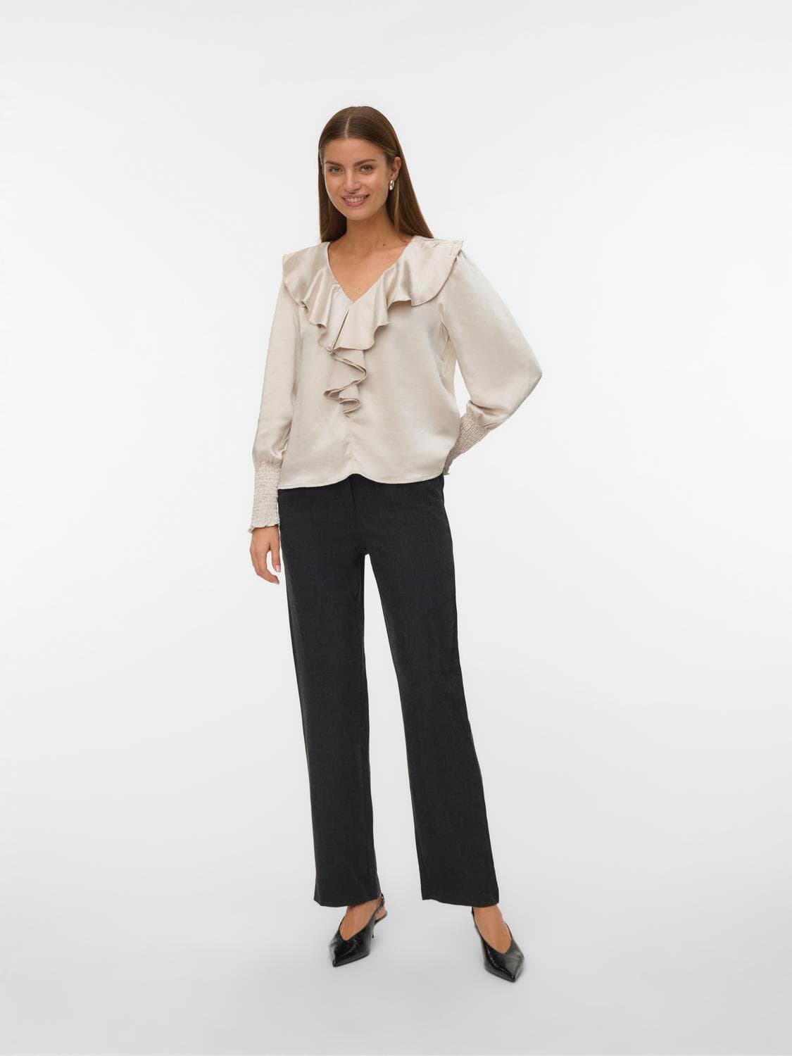 Vmzamira Bestie Mw Straight Pant Noos - Vero Moda