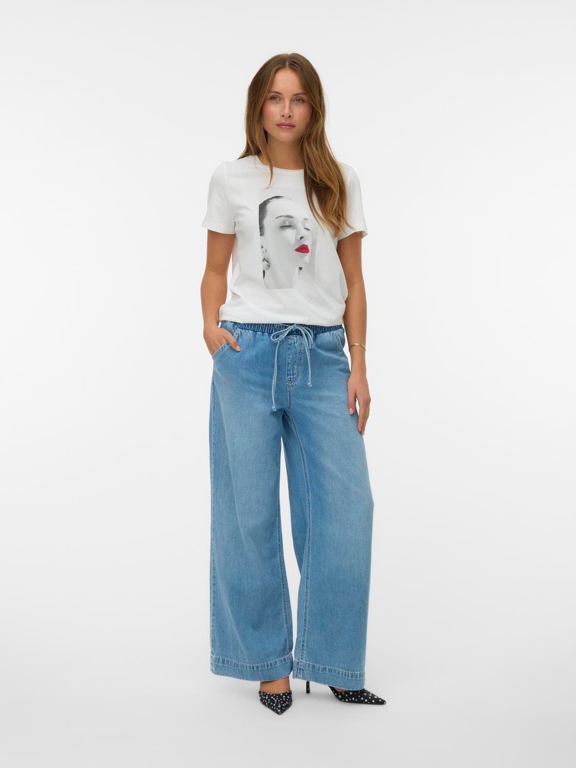 Vmallison Mr Wide Jeans Li3133 - Vero Moda