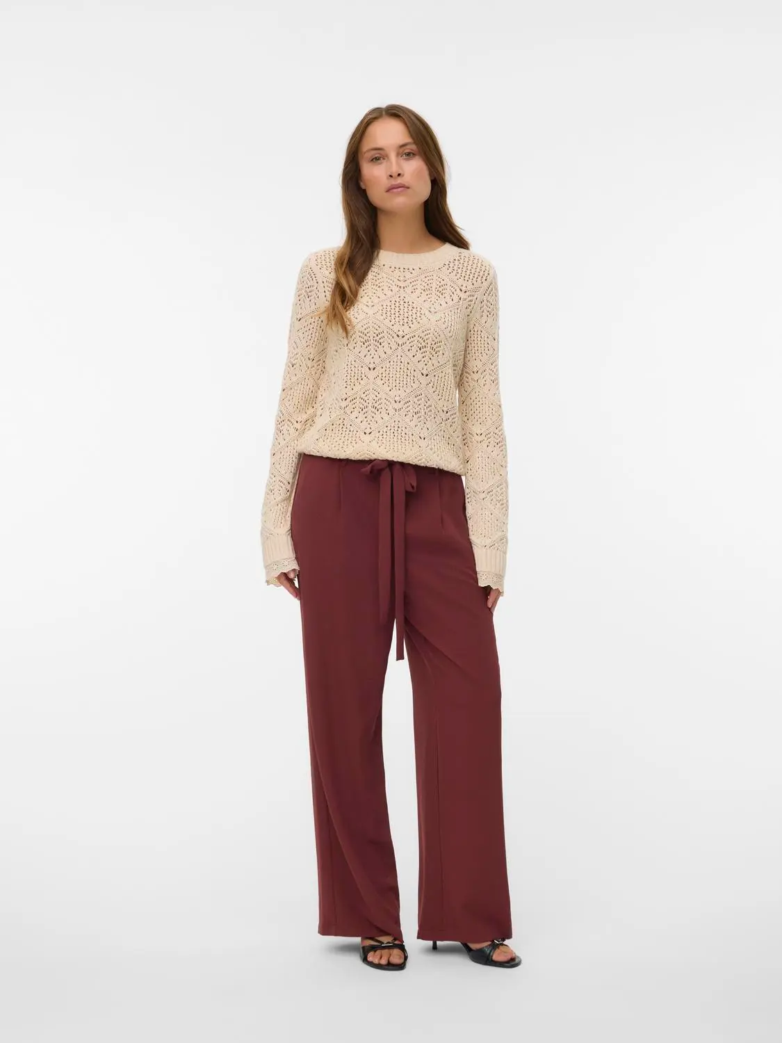 Vmsusana Ls O-Neck Pullover - Vero Moda