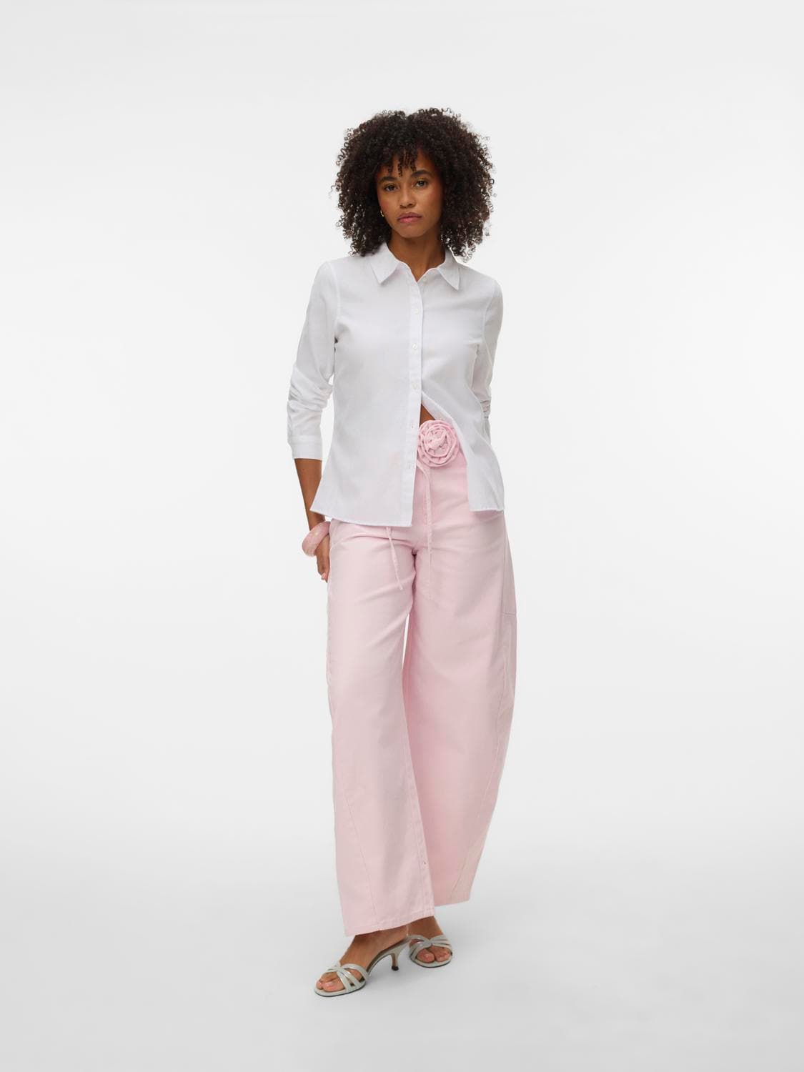 Vmlauren Oxford Ls Shirt Wvn - Vero Moda