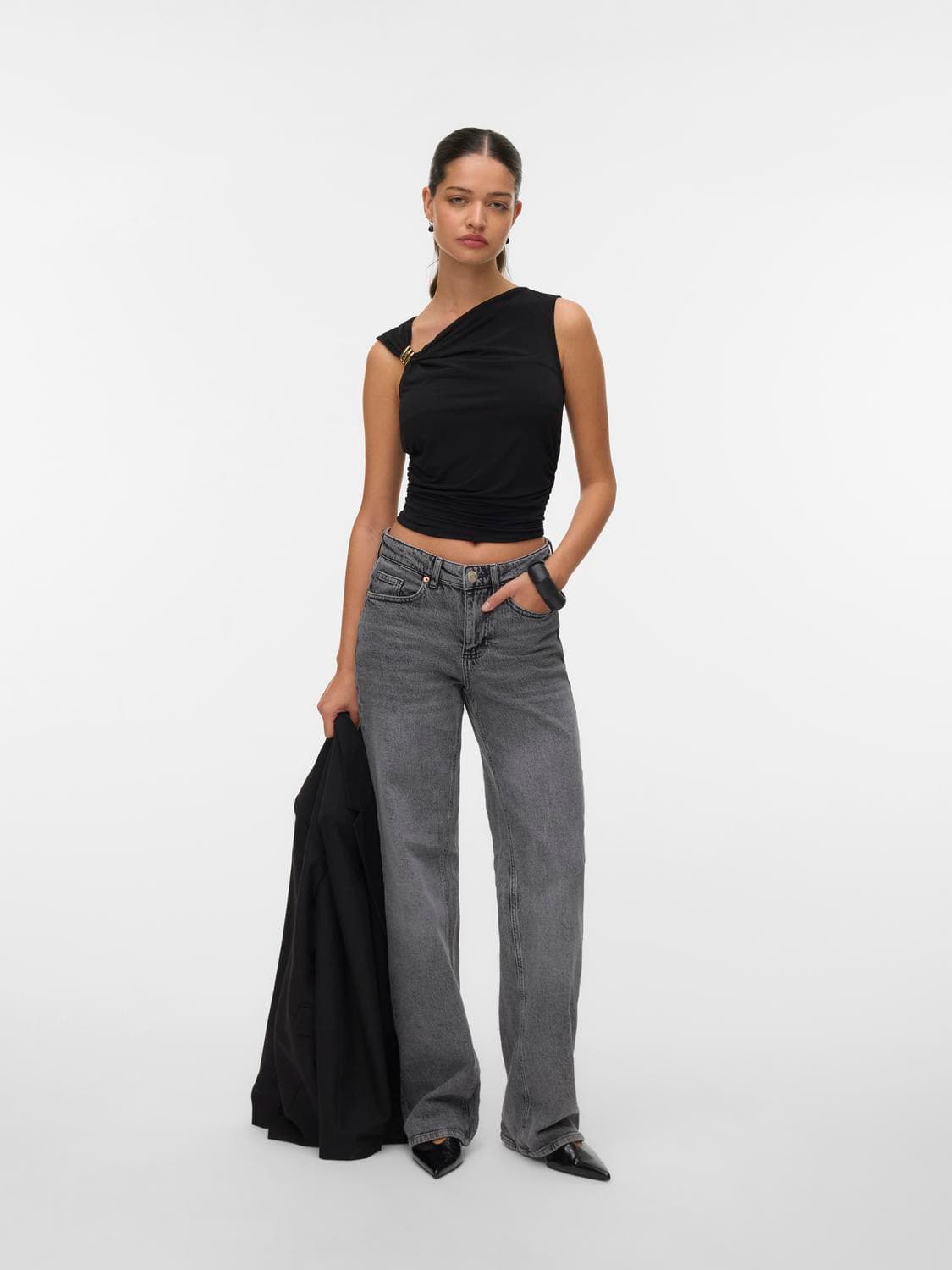 Vmevina Sl Detail Top Jrs Exp - Vero Moda