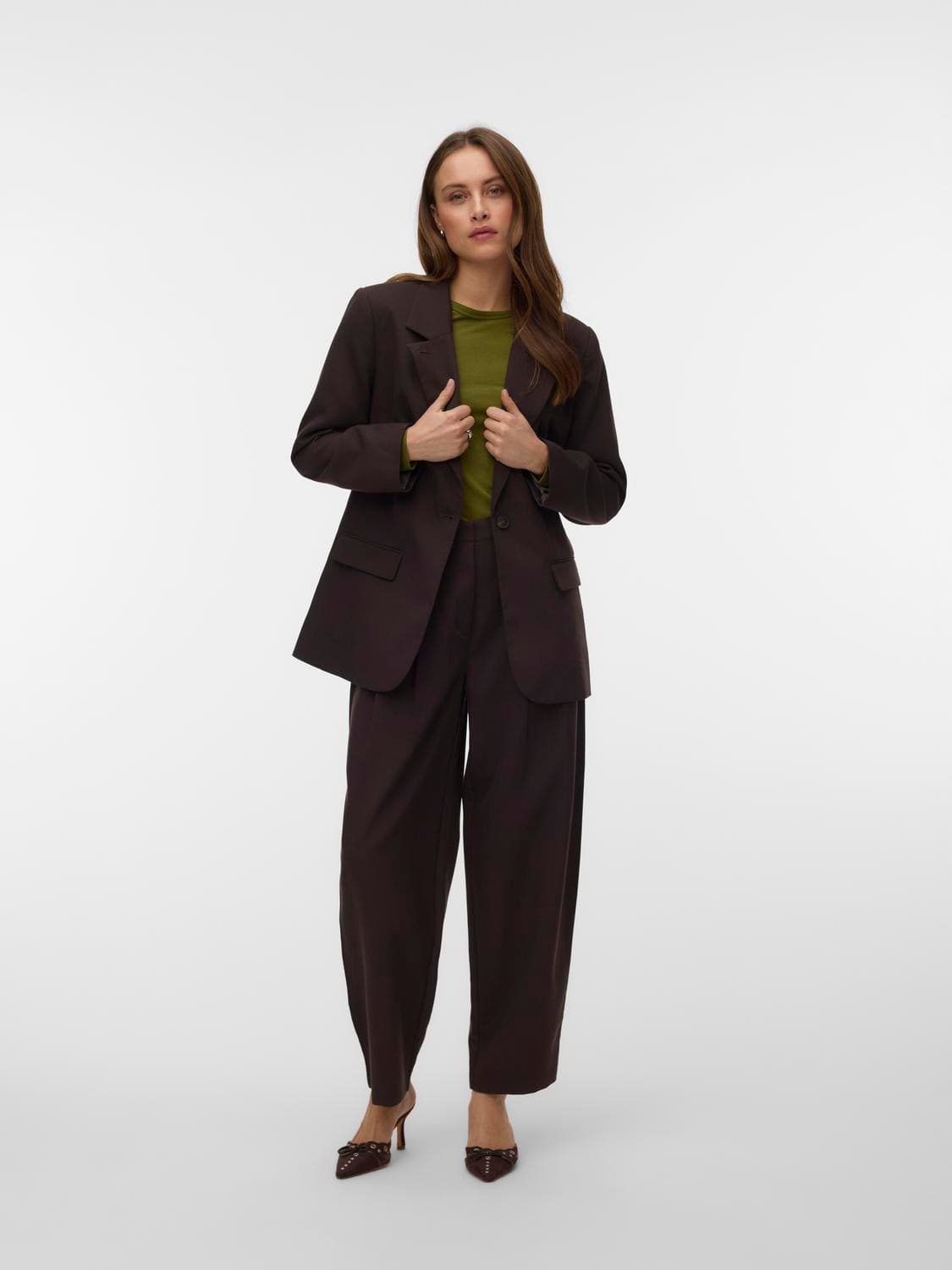 Vmfelu Ls High Neck Blazer - Vero Moda