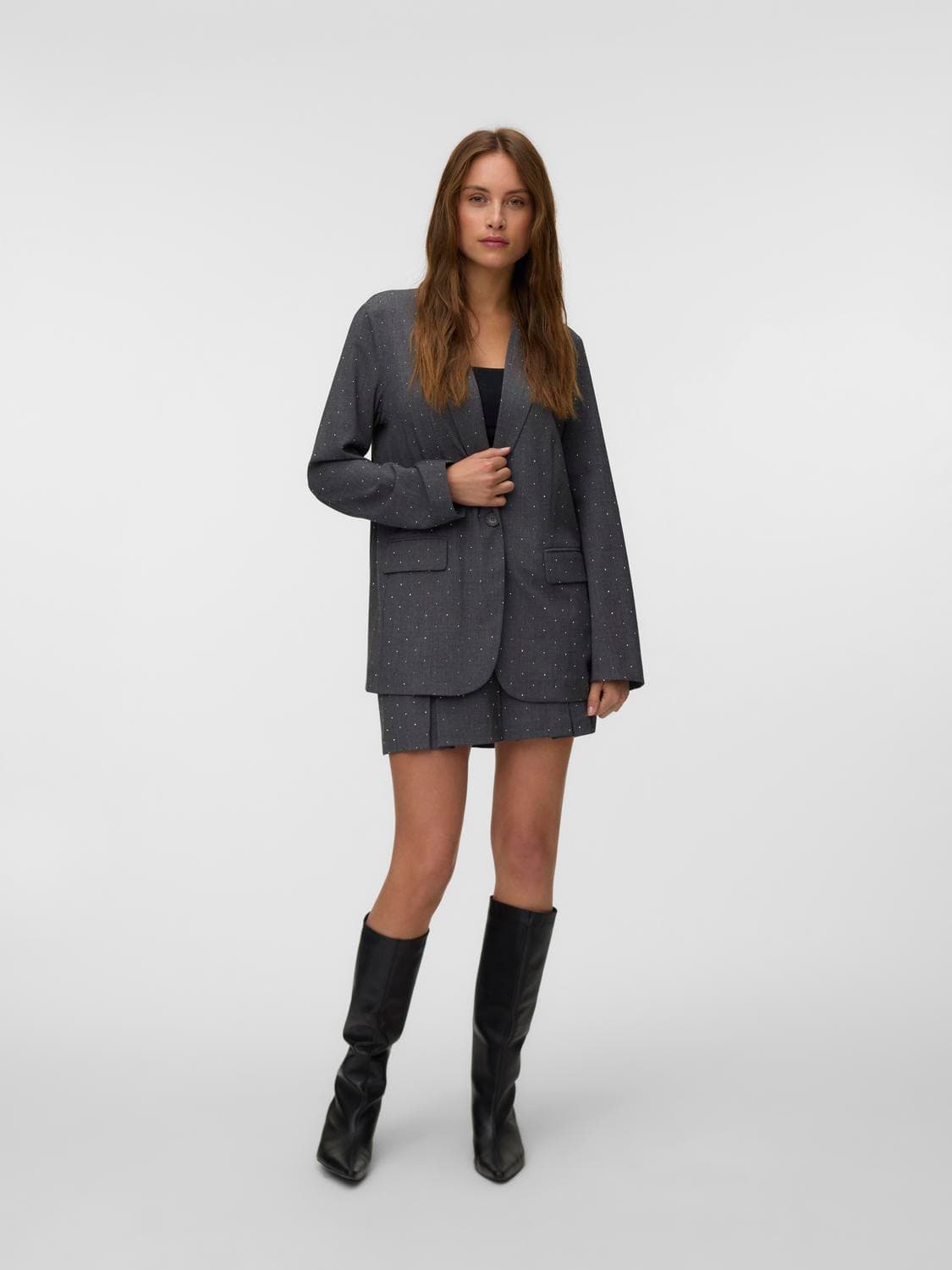 Vmtexas Ls Loose Studs Blazer - Vero Moda
